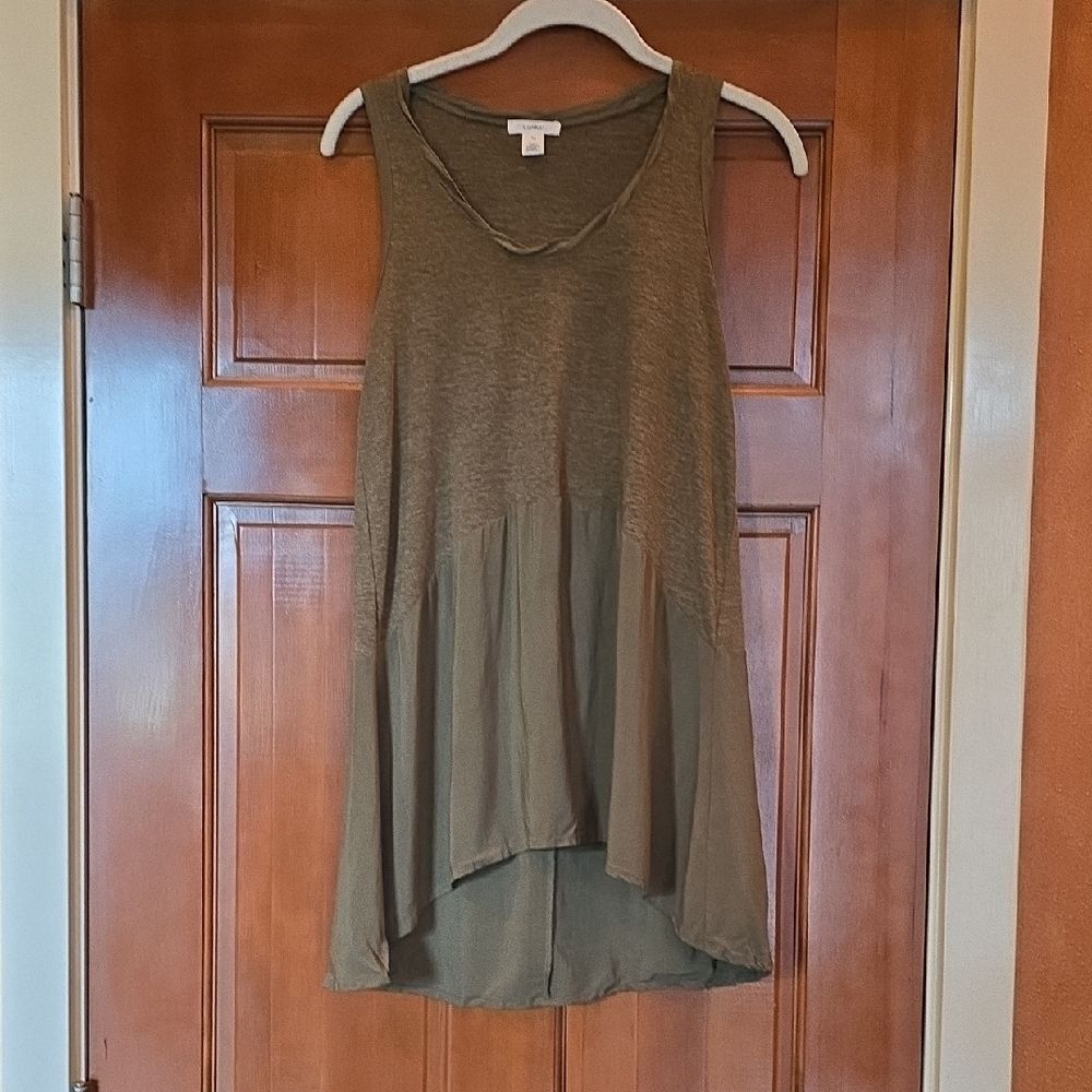 Caslon Olive Green Tank Top Size XS, NWOT!